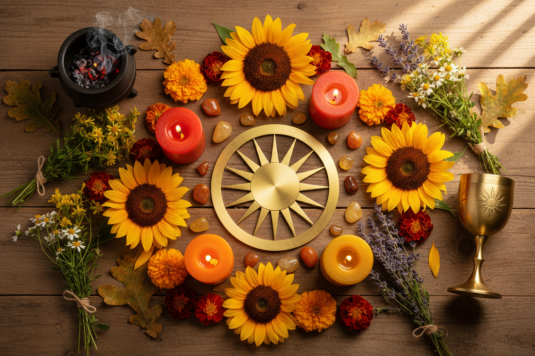 Summer Solstice Altar: A Complete Guide to Litha Altar Design, Crystals & Fire Ritual