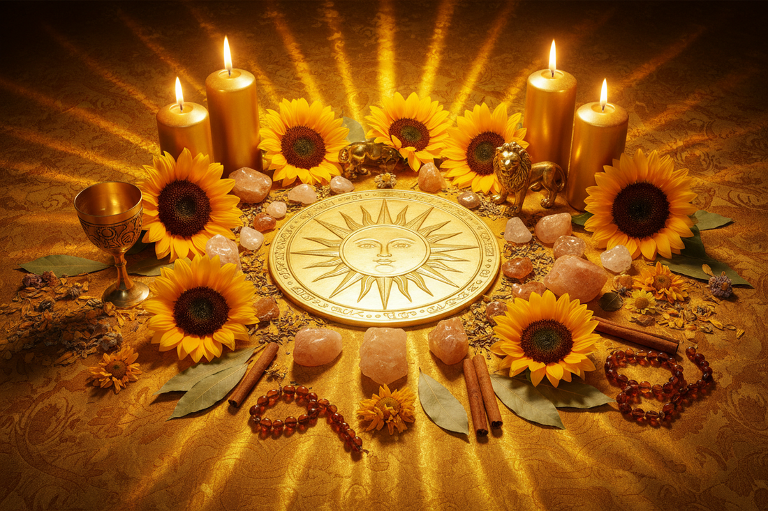 Sun Altar: Crystals, Solar Symbols & Ritual for Confidence, Vitality & Success