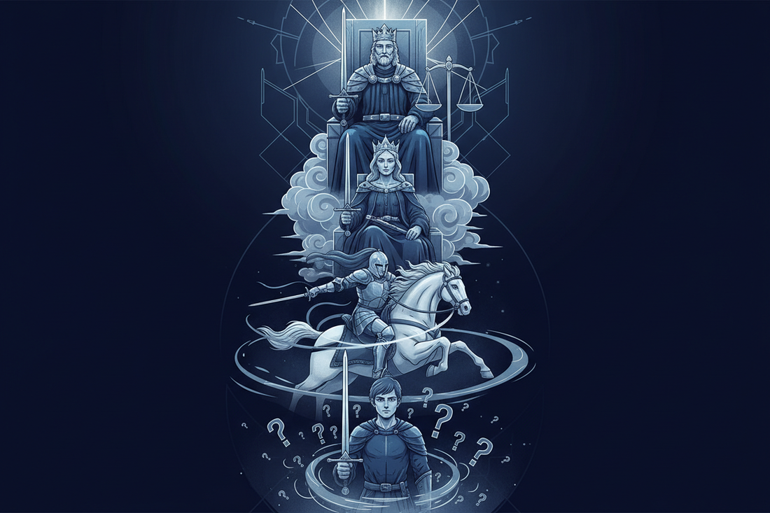Swords Court Cards — Developmental Stages of Intellectual Mastery - Nicole's ritual universe