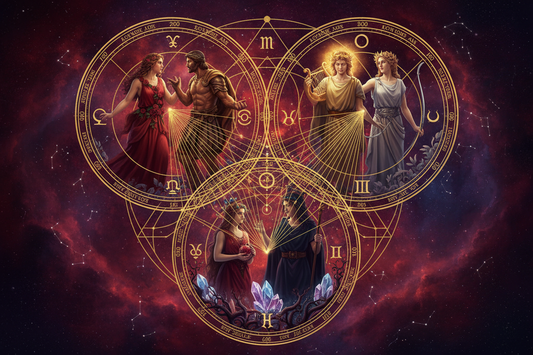 Synastry as Mythic Drama: Relationship Astrology Through Story - Nicole's ritual universe