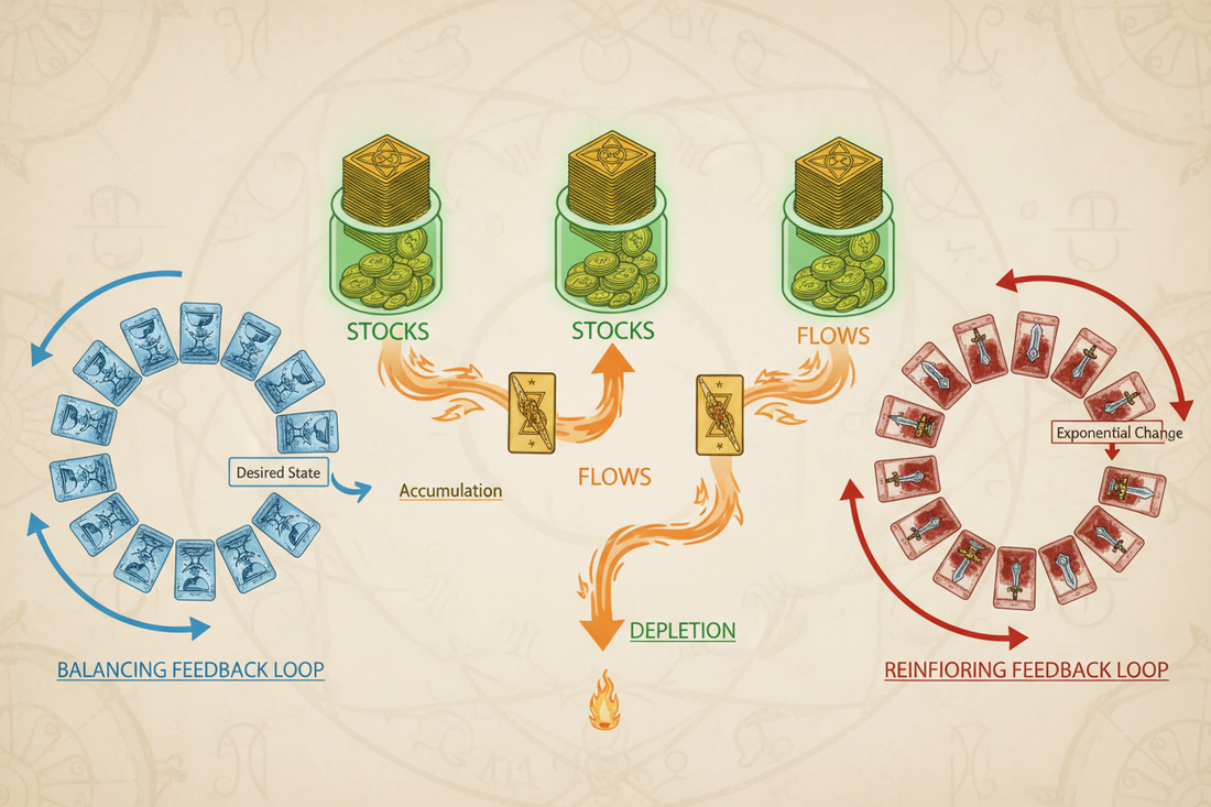 Stocks, Flows, and Feedback: System Dynamics in Tarot - Nicole's ritual universe