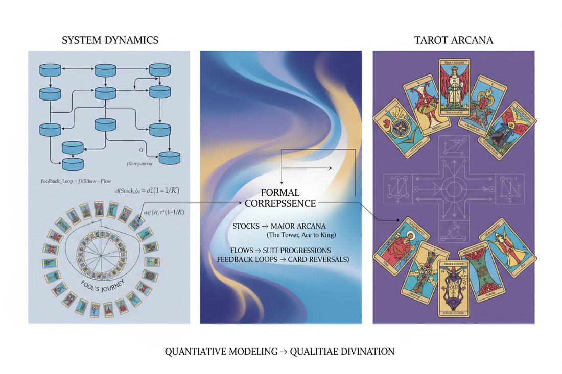 System Dynamics × Tarot: A Formal Integration