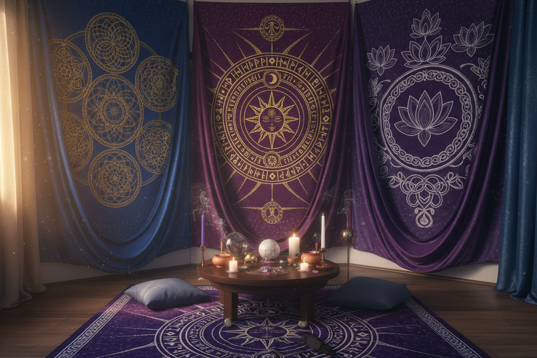 No Altar Space? Use These Tapestries Anywhere - Nicole's ritual universe