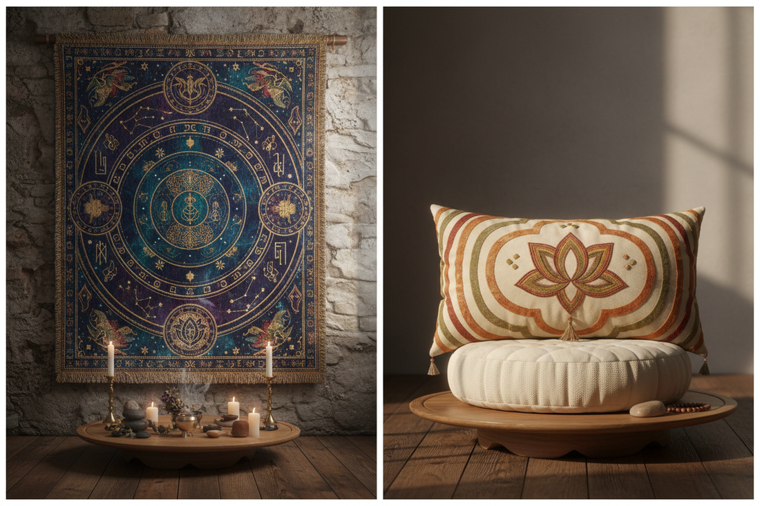 Tapestry vs Pillow: Best for Your Altar? - Nicole's ritual universe