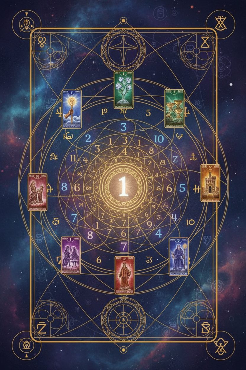 Tarot and Numerology: The Numbers Behind the Cards Nicole's ritual universe