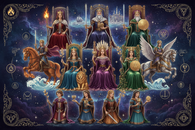 Tarot Court Cards: Complete Guide to Pages, Knights, Queens, Kings