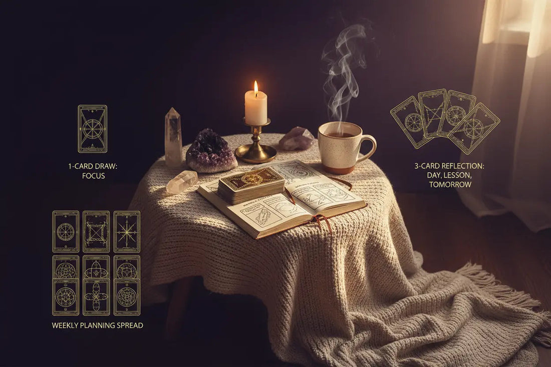 Tarot for Beginners: Building Your Daily Practice (Free Spreads Included) Nicole's ritual universe