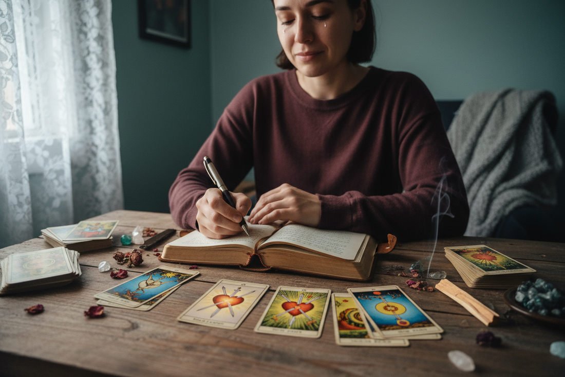 Journaling with Tarot Healed My Heart - Nicole's ritual universe