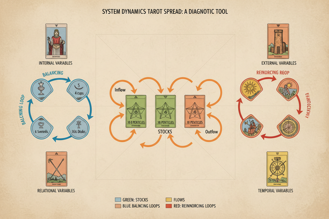 Tarot Spread Design for System Dynamics - Nicole's ritual universe
