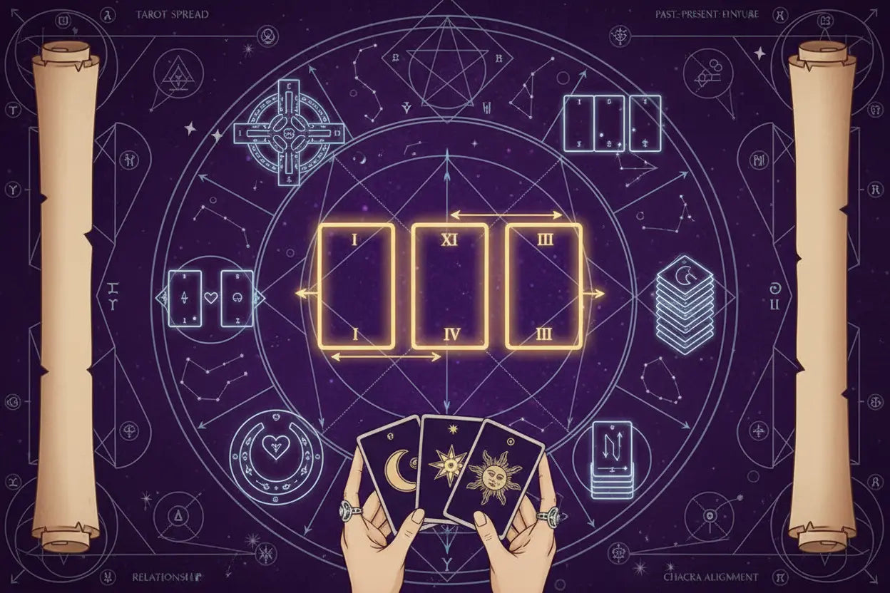 Tarot Spreads for Beginners: 10 Easy Layouts to Start Reading – Nicole ...