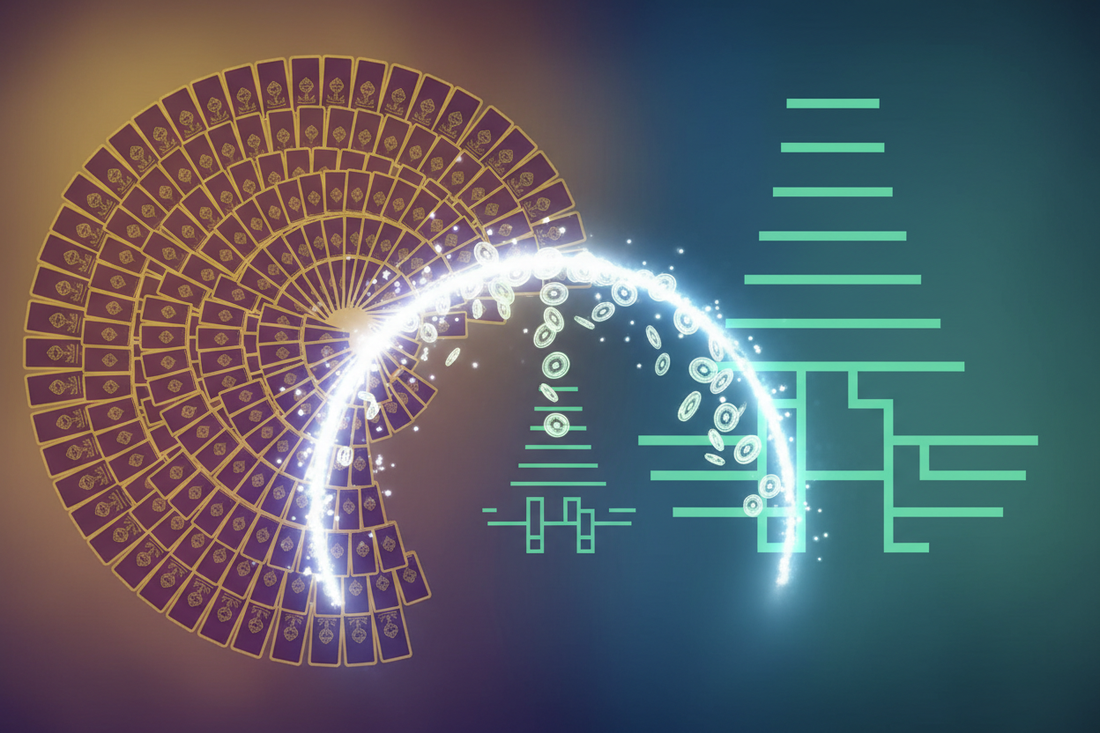 Tarot vs I Ching: Two Oracles, Two Mathematical Paradigms, One Reality