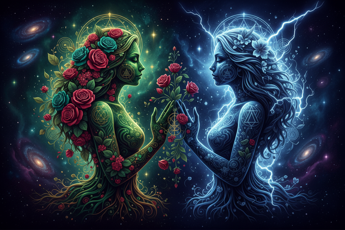 Taurus Mother with Aquarius Daughter: The Garden and the Revolution Nicole's ritual universe