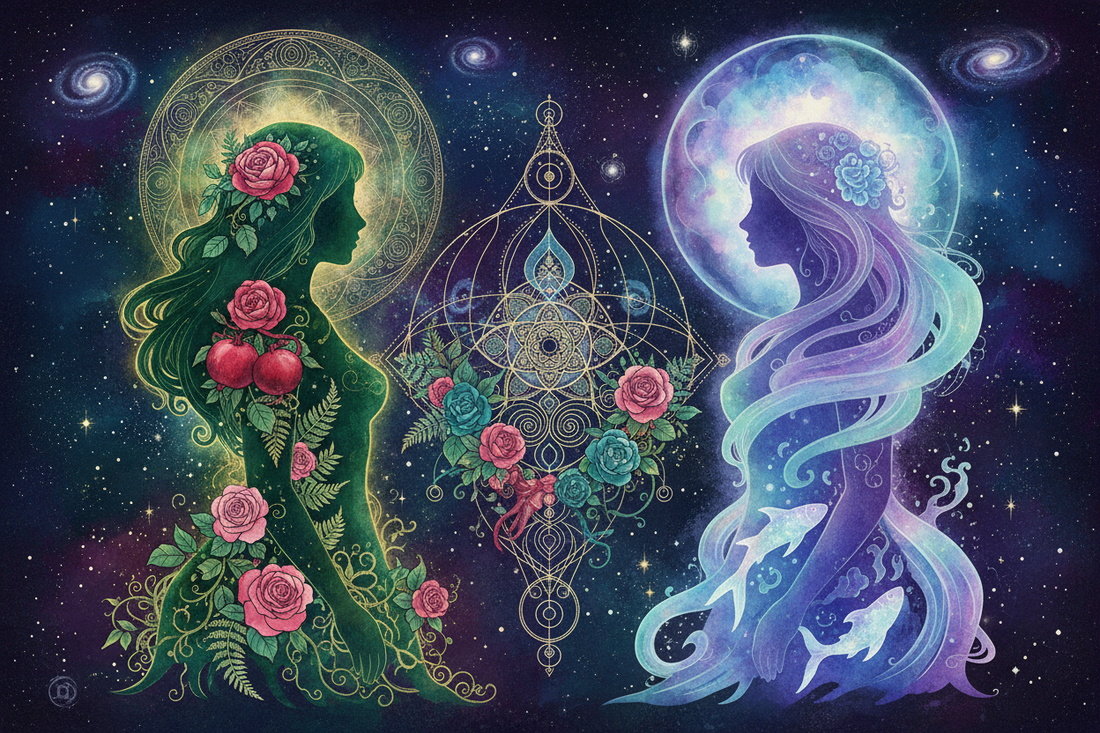 Taurus Mother with Pisces Daughter: Where the Garden Meets the Ocean Nicole's ritual universe