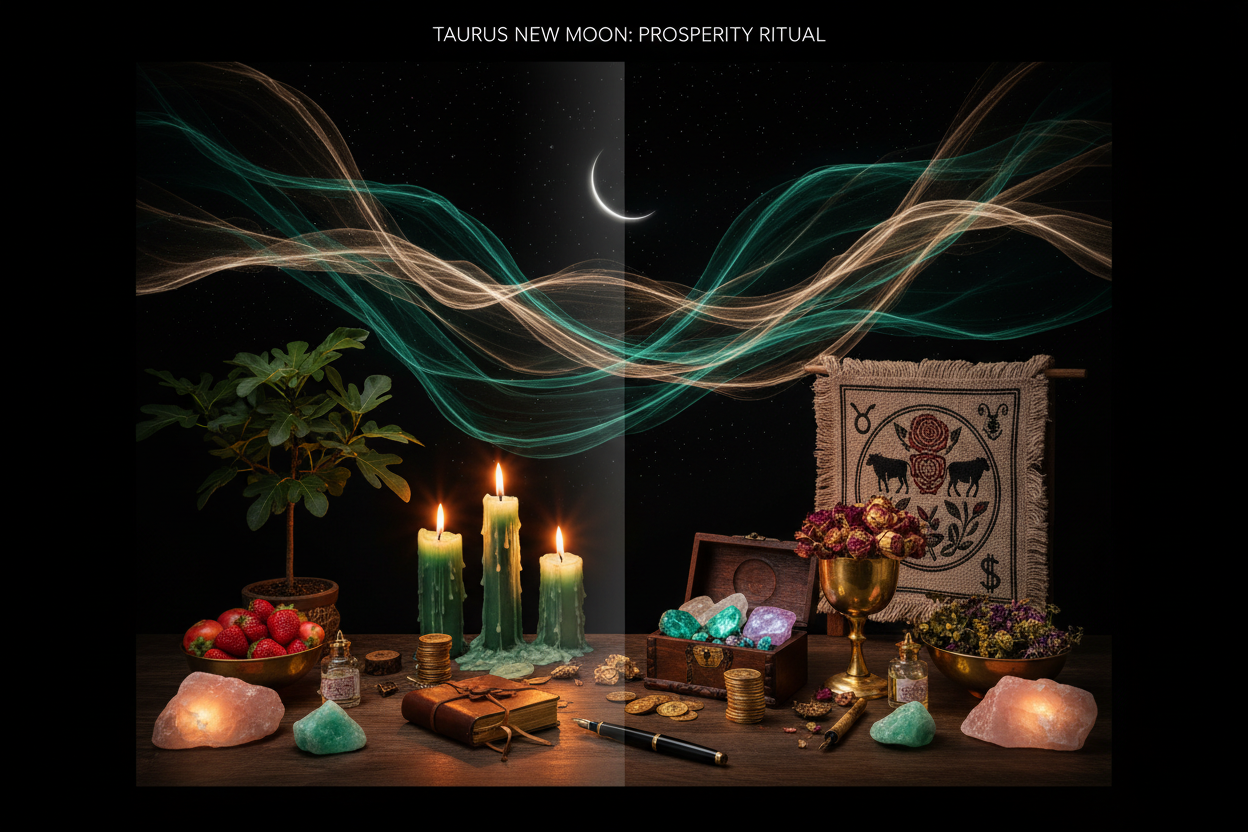 TAURUS New Moon: Manifestation & New Beginnings | Lunar Ritual Guide ...