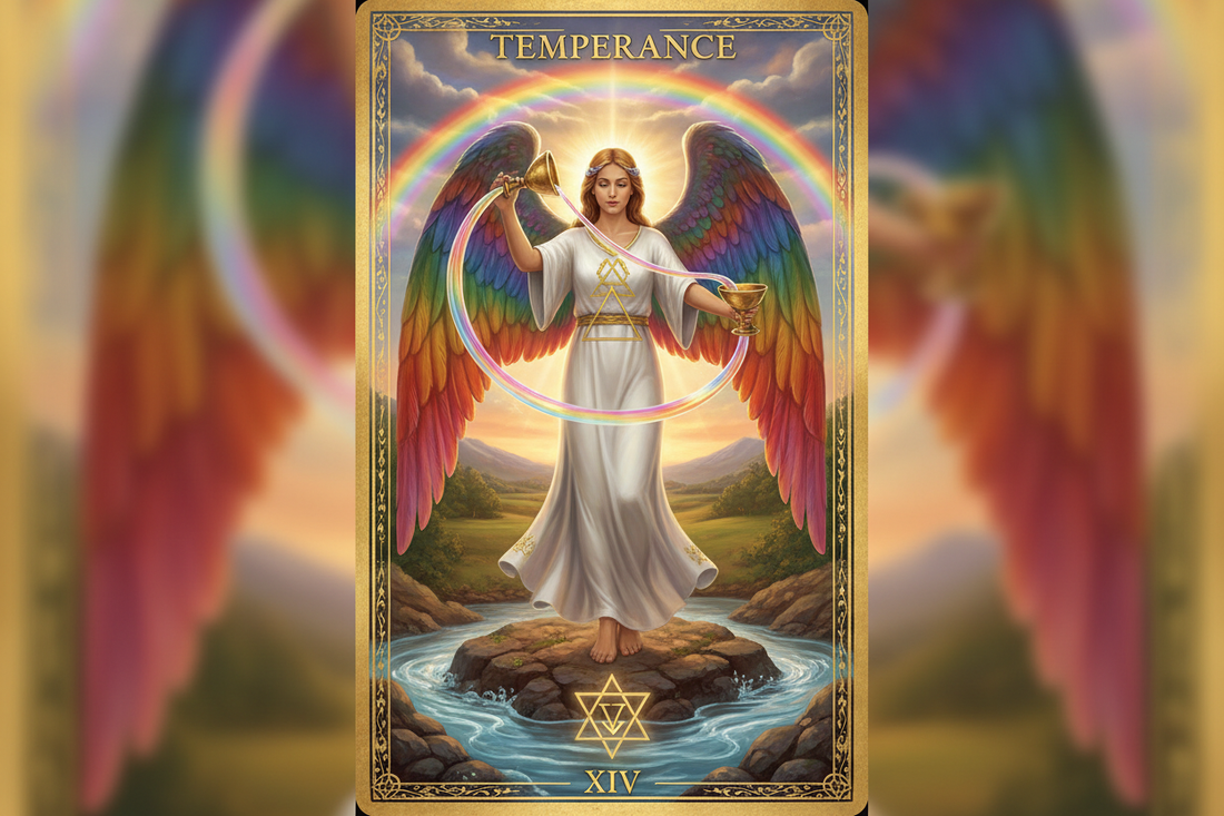 Temperance as Iris: Rainbow Bridge & Alchemical Mixing - Nicole's ritual universe