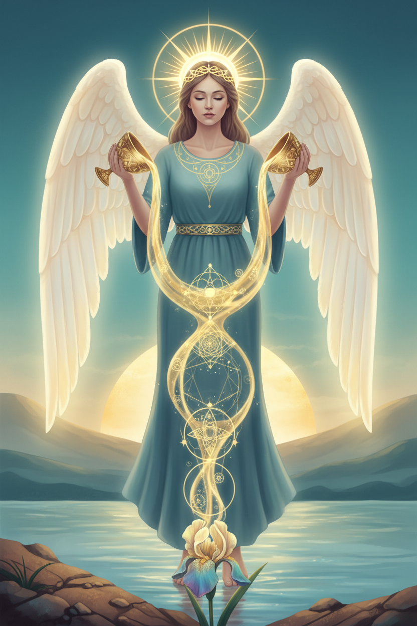 Temperance (Light Path): Tarot Card Meaning, Ritual & Meditation Nicole's ritual universe