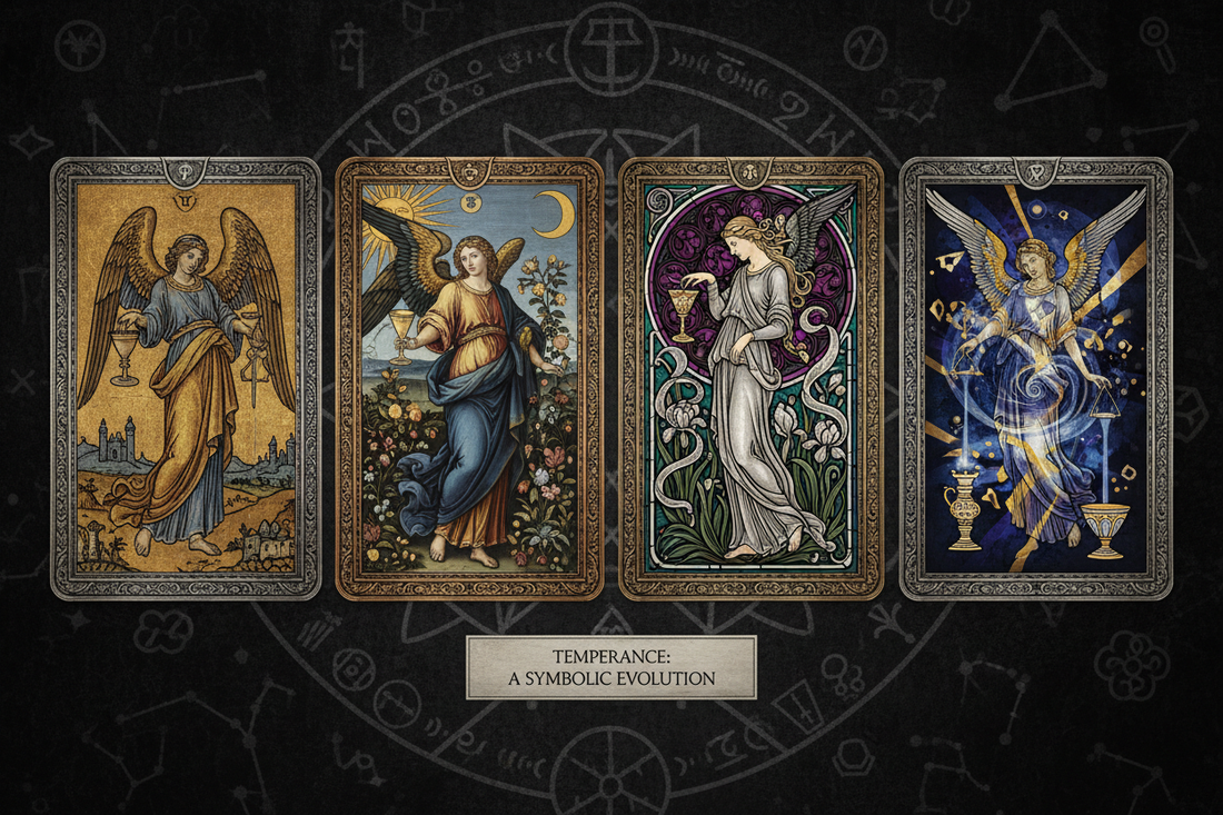 Temperance Tarot Art History: Symbolism Across Decks