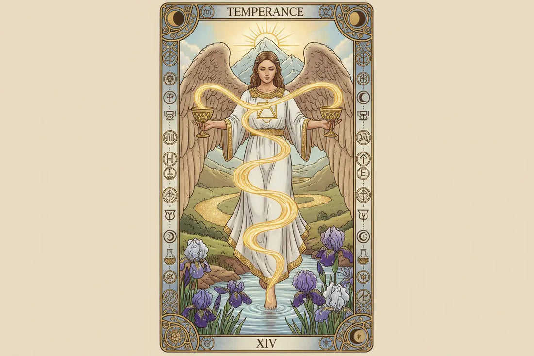 Temperance Tarot Card: Balance, Alchemy & Moderation - Nicole's ritual universe