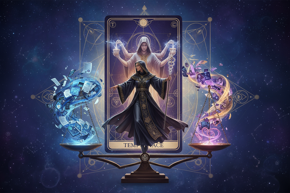 Temperance Tarot in Career Readings: Navigating Uncertainty