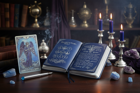 Temperance Tarot Journal Prompts: 30 Days of Reflection