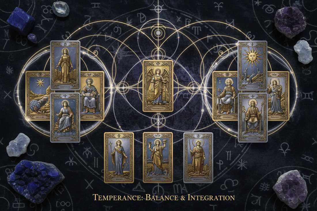 Temperance Tarot Spread: Custom Layout for Intuition