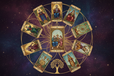 Ten of Pentacles Combinations: With Major & Minor Arcana