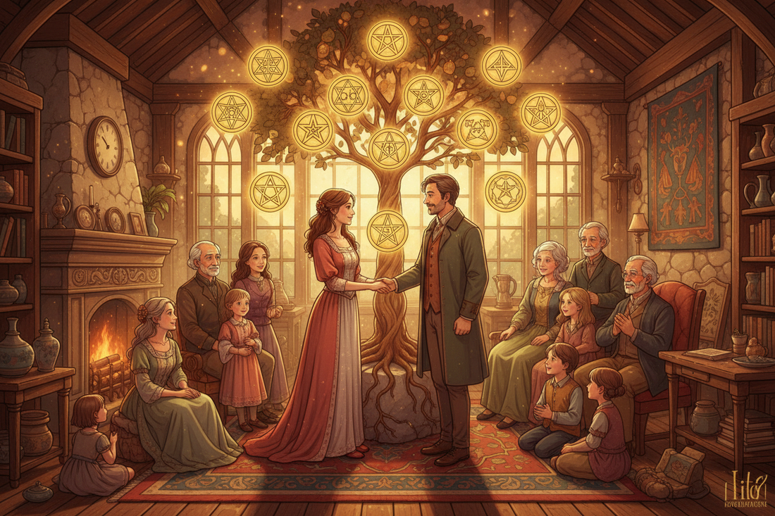 Ten of Pentacles in Love Readings: Building Lasting Legacy Together