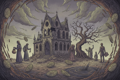 Ten of Pentacles Reversed: Family Discord & Squandered Legacy