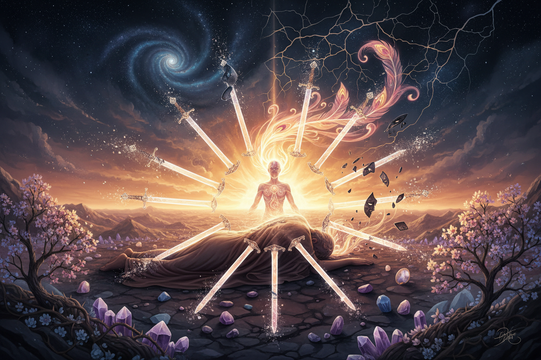 Ten of Swords Spiritual Meaning: Ego Death, Spiritual Rebirth & Transformation