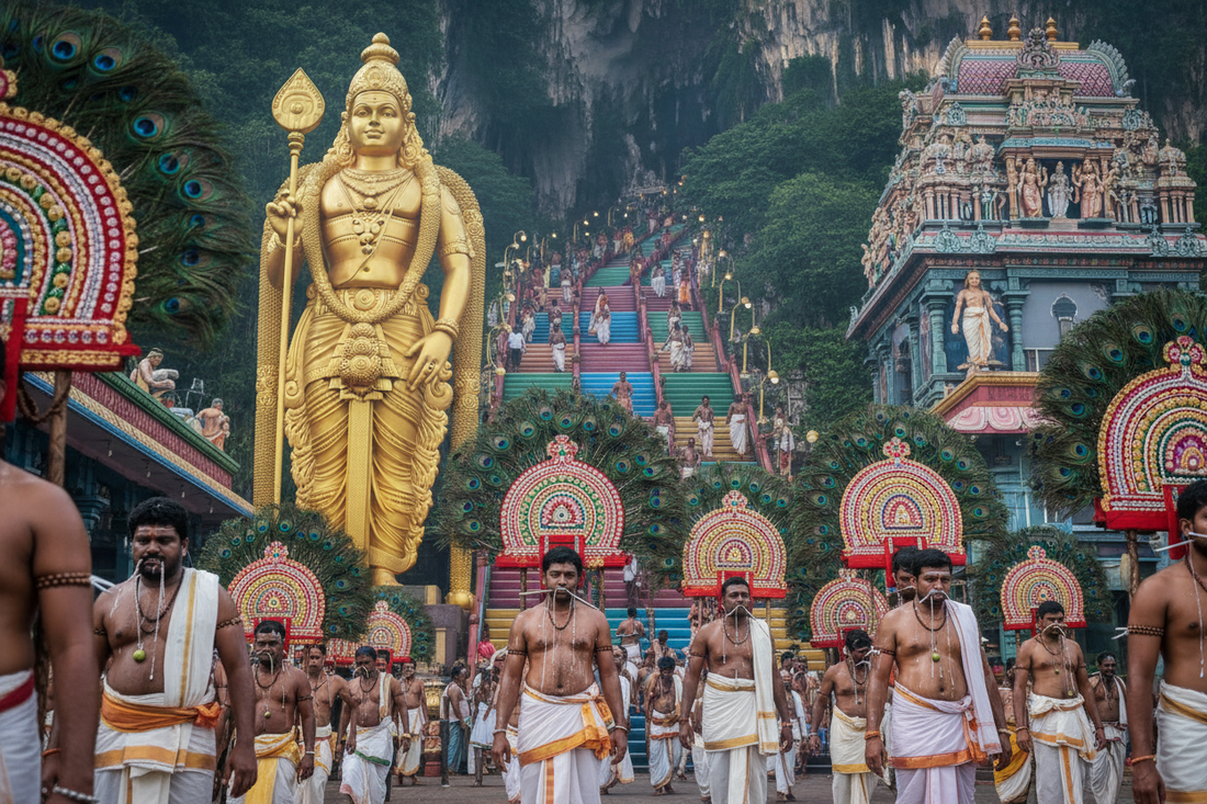Thaipusam: Tamil Devotion Festival - Kavadi Bearing, Body Piercing, and Extreme Devotion to Lord Murugan - Nicole's ritual universe