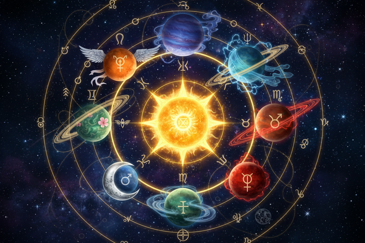 The 10 Planets in Astrology: From Sun to Pluto | By Nicole Lau – Nicole ...