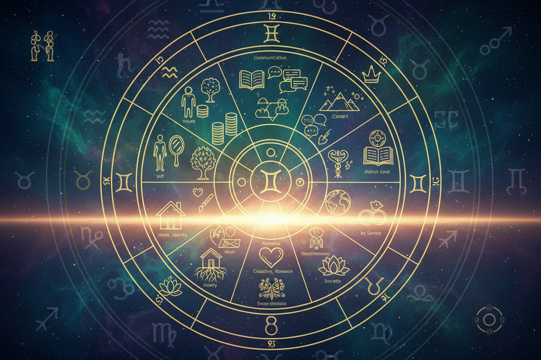 The 12 Houses: Your Astrological Blueprint - Nicole's ritual universe