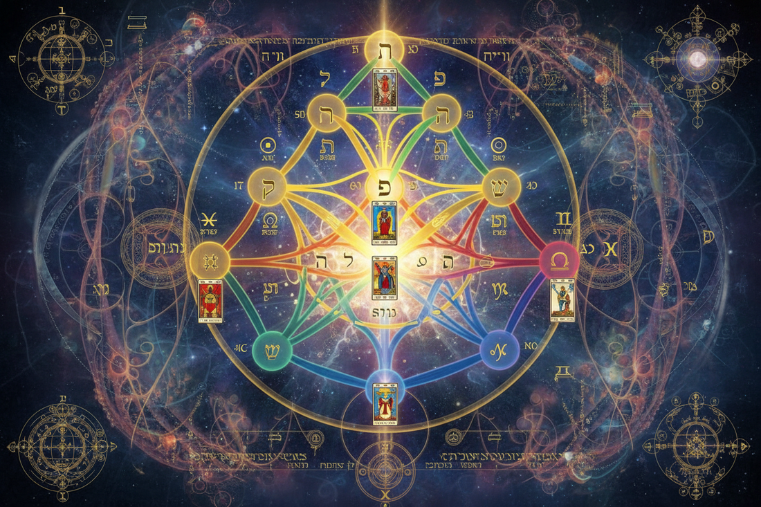 The 22 Paths of the Tree of Life: Hebrew Letters, Tarot & Astrology - Nicole's ritual universe