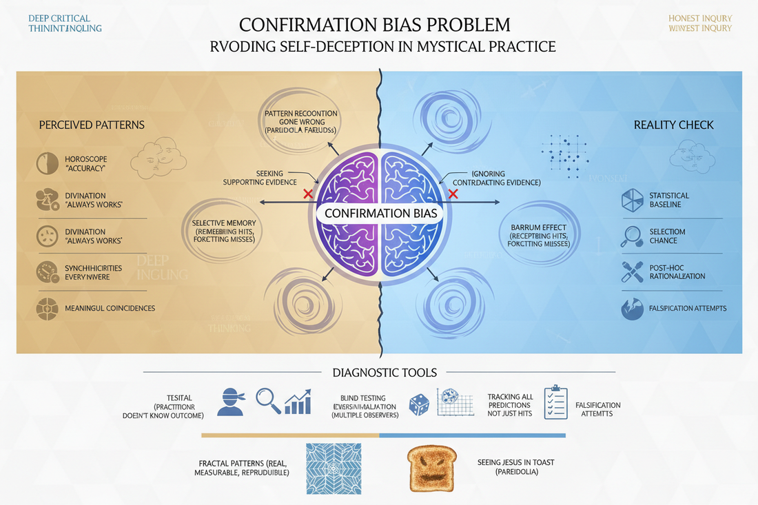 The Confirmation Bias Problem: Why We See Patterns That Aren't There - Nicole's ritual universe