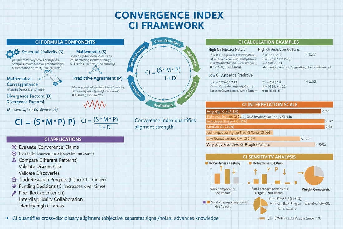 The Convergence Index: Measuring Cross-Disciplinary Alignment