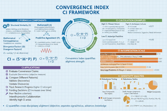 The Convergence Index: Measuring Cross-Disciplinary Alignment