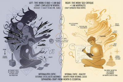 The Critic's Voice: Internal vs Internalized