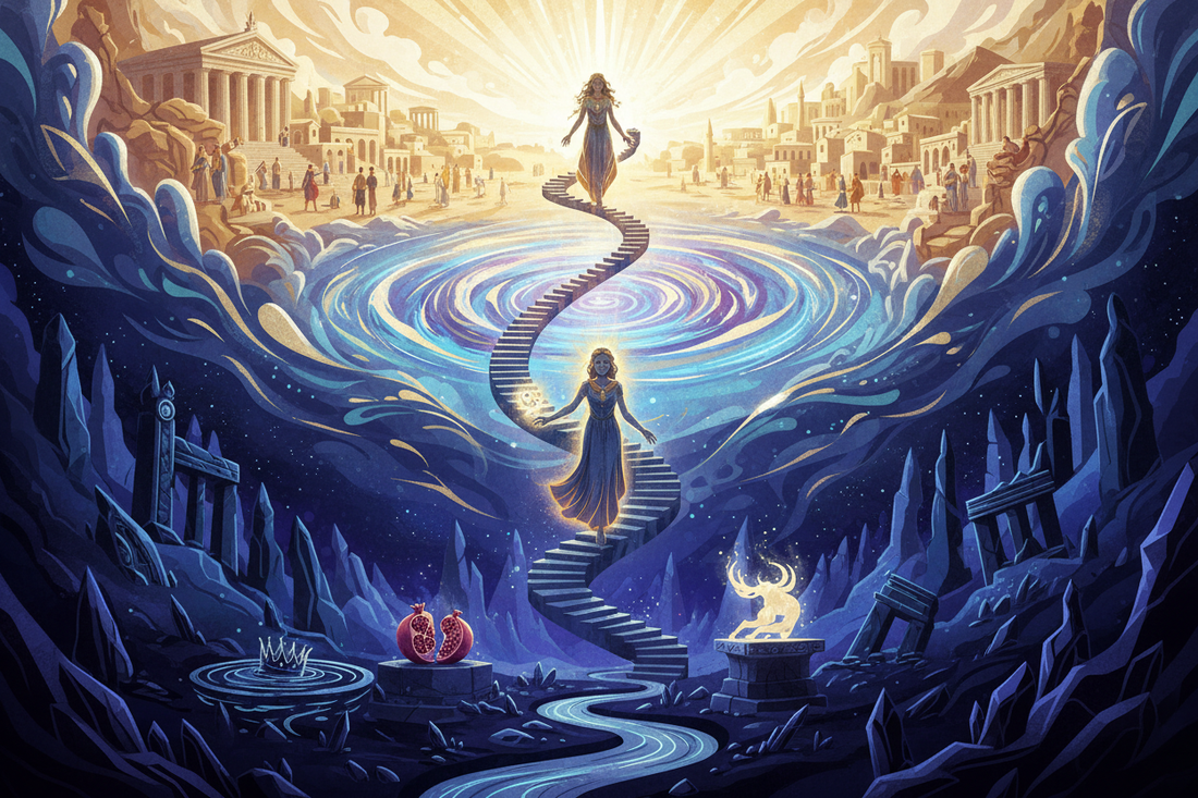 The Descent & Return: Universal Pattern of Transformation