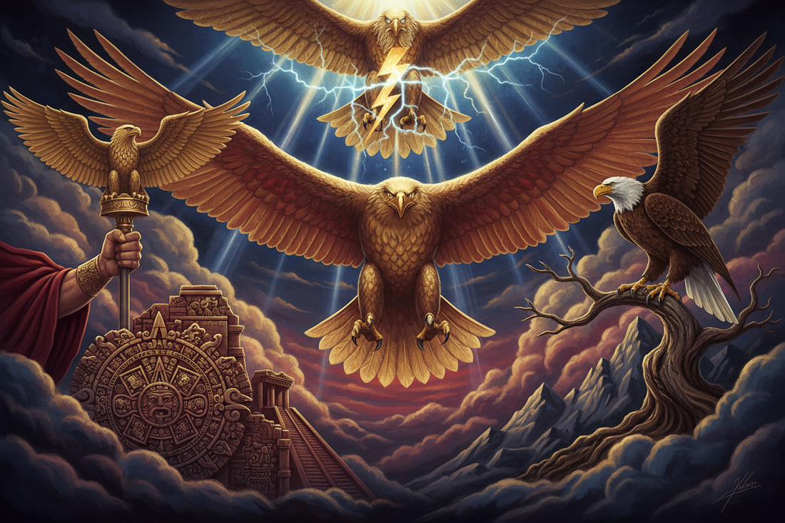 The Eagle Across Civilizations — Rome, America, Aztec, and the Same Symbol