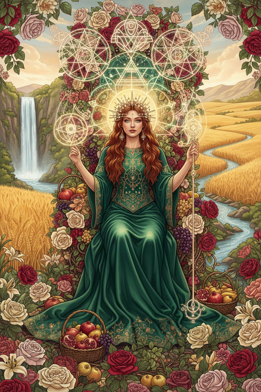 The Empress (Light Path): Tarot Card Meaning, Ritual & Meditation Nicole's ritual universe