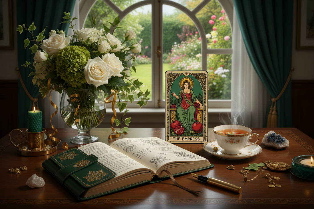 The Empress Tarot Journal Prompts: 30 Days of Abundance - Nicole's ritual universe