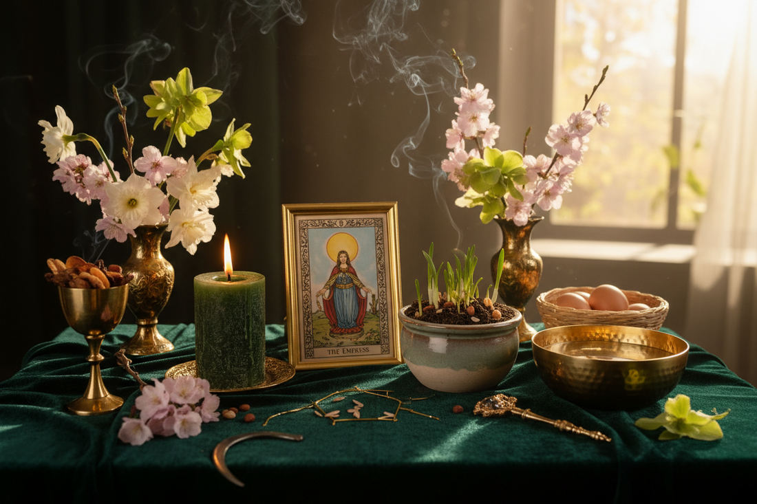 The Empress Tarot Ritual: Spring Equinox Abundance - Nicole's ritual universe