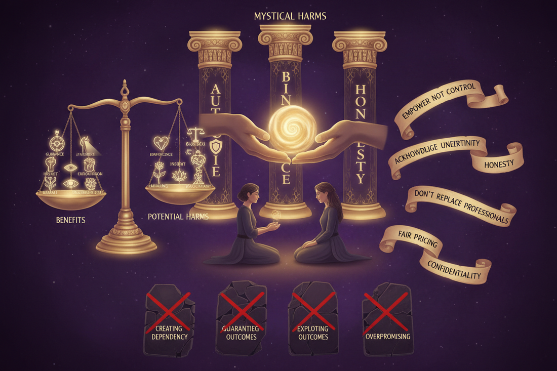 The Ethics of Mystical Practice: Power, Responsibility, and Potential Harm - Nicole's ritual universe