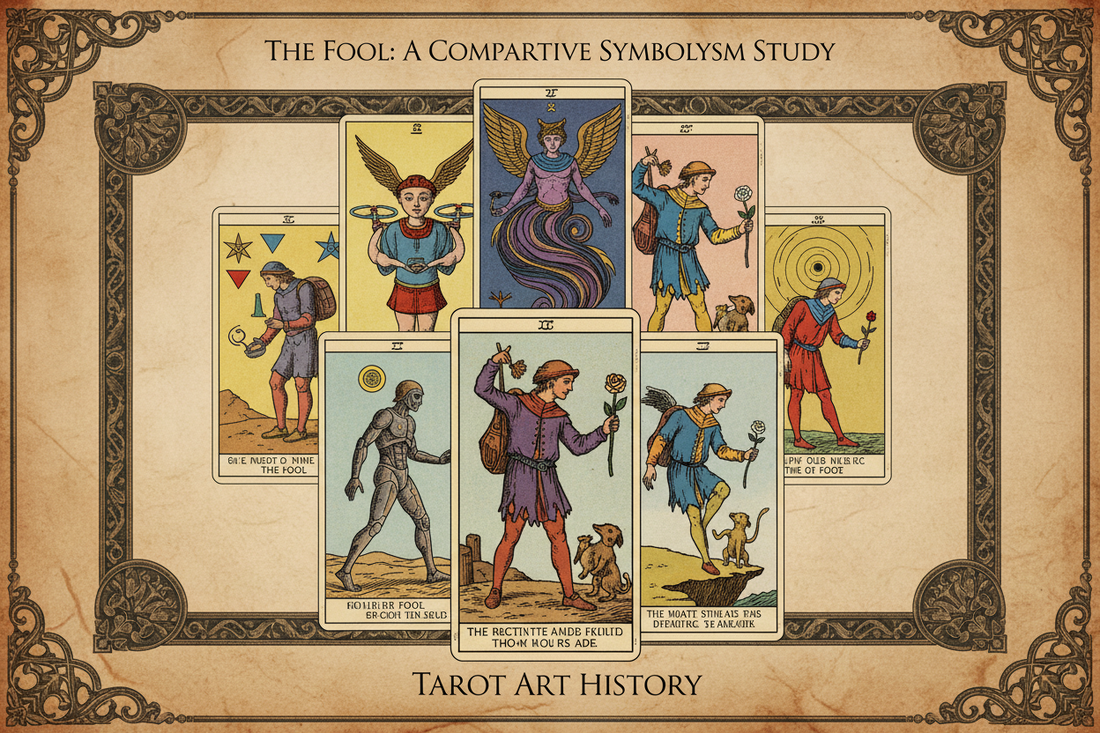 The Fool Tarot Art History: Symbolism Across Decks - Nicole's ritual universe