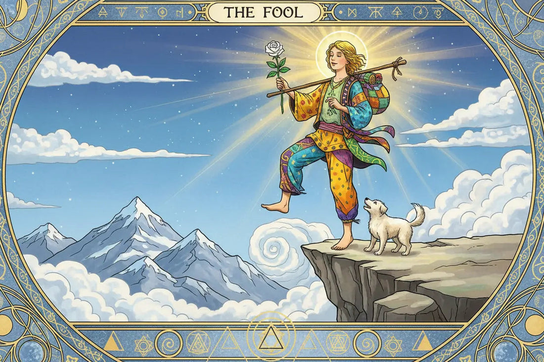 The Fool Tarot Card: New Beginnings & Leap of Faith Complete Guide - Nicole's ritual universe