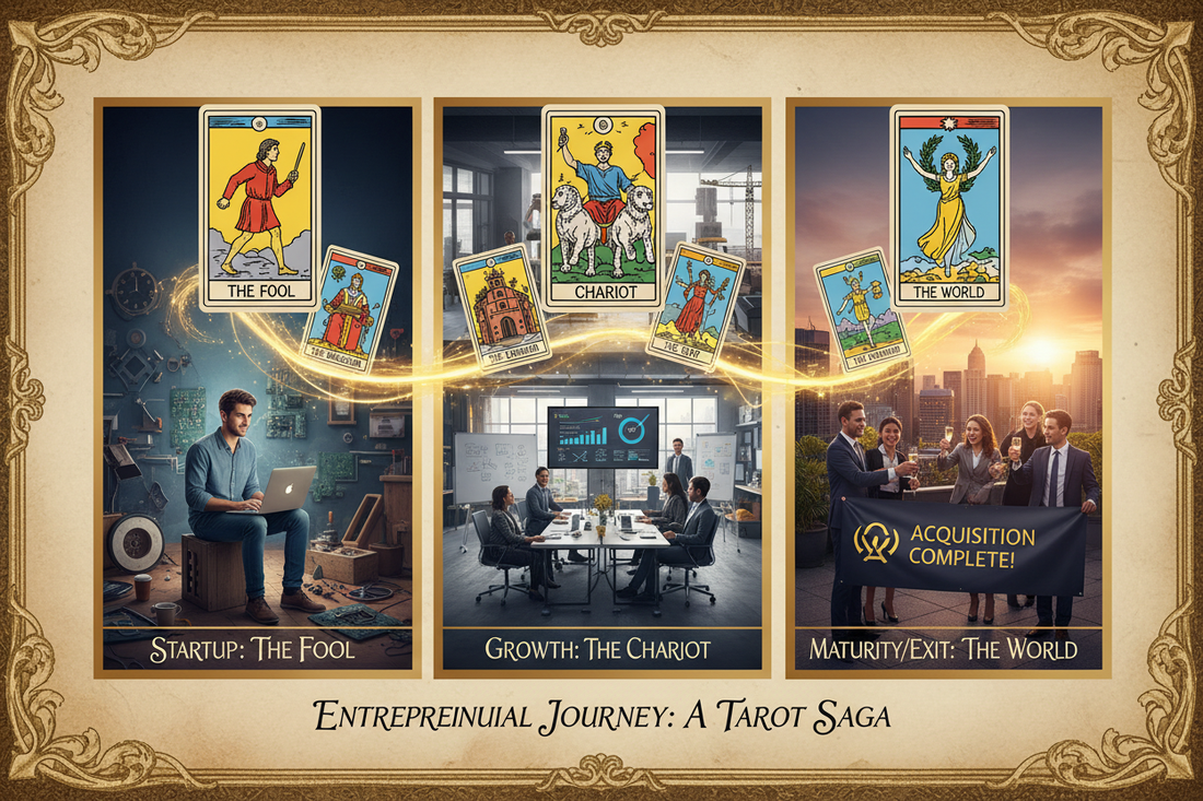 The Fool's Journey as Business Lifecycle: Startup to Exit - Nicole's ritual universe
