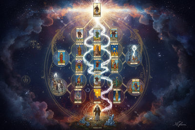 The Fool's Path from Keter to Malkuth: The Soul's Descent