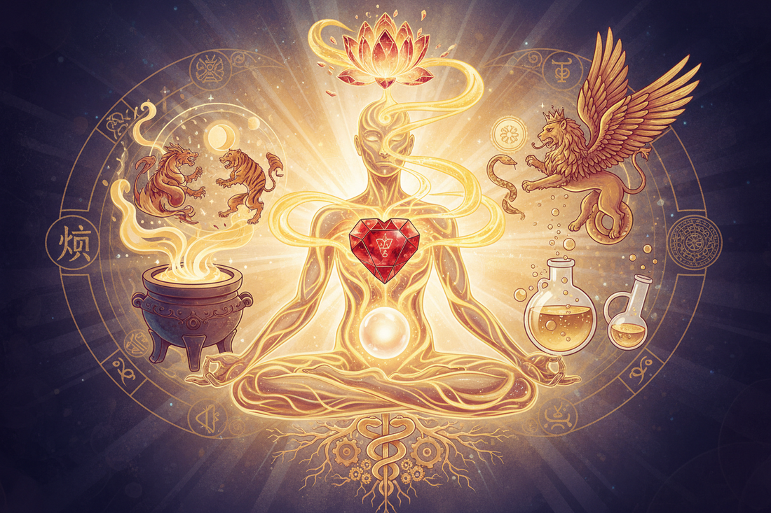 The Golden Elixir and the Philosopher's Stone - Nicole's ritual universe