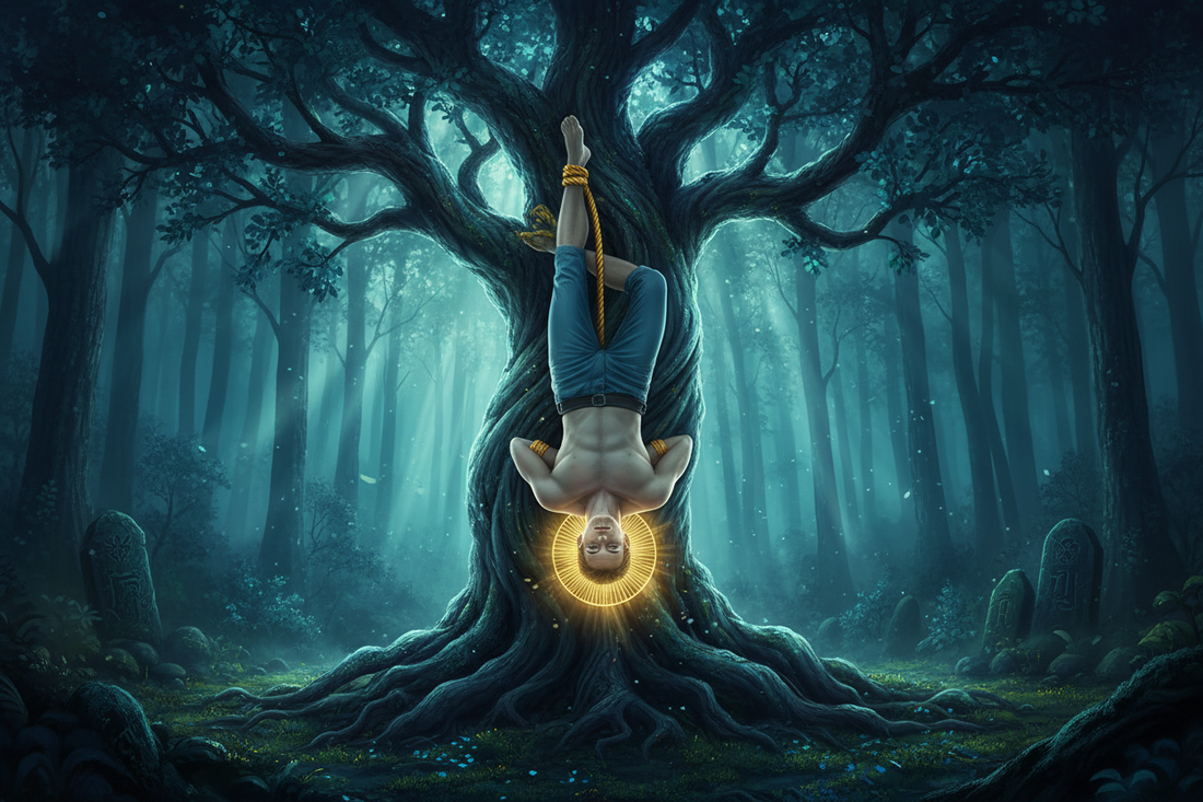 The Hanged Man Tarot Meaning: Surrender, Pause & Full Guide