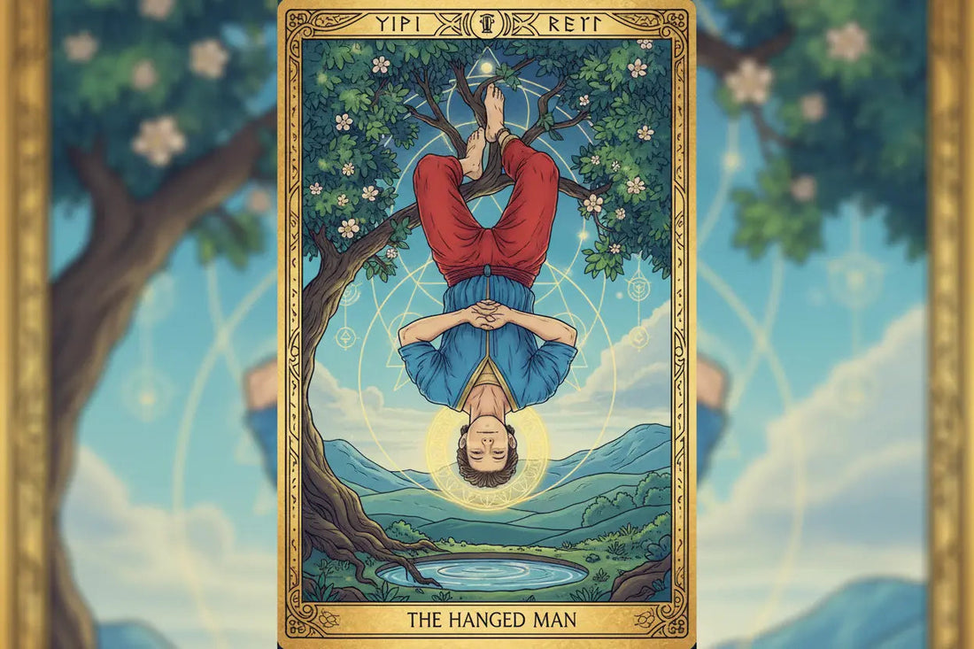 The Hanged Man Tarot Card: Surrender, Perspective & Sacrifice - Nicole's ritual universe